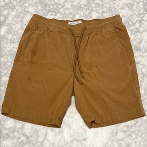Draper James Brown Elastic Waist Cotton Men’s Shorts